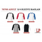 Gildan Raglan 3/4 Sleeves